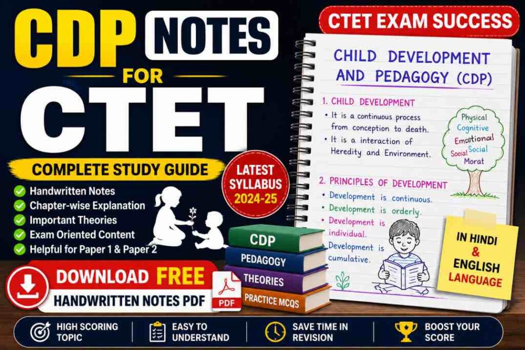 CDP Notes for CTET