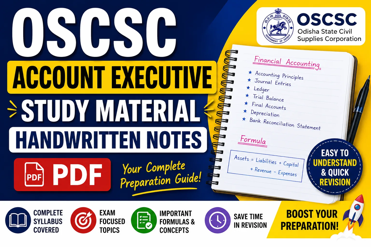 OSCSC Account Executive Study Material