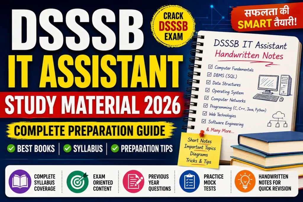 DSSSB IT Assistant Study Material