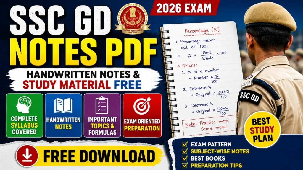 SSC GD Notes PDF